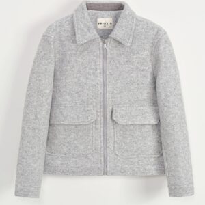 Herenjack met rits en verticale zakken