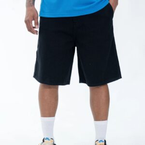 Klassieke effen short met wijde snit