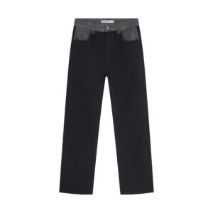 Tweekleurige rechte jeans