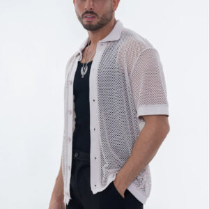 Kort mouwen shirt met gaten