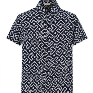 Geometrisch patroon shirt
