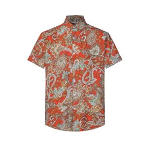 Casual overhemd met bloemenmotief