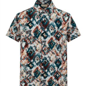 Zomershirt met abstracte print
