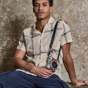 Kort mouwen shirt met borduursel