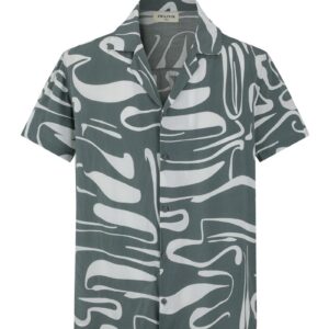 Kort mouwen shirt met abstracte patronen