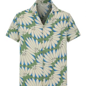 Shirt met korte mouwen en bloemenpatronen