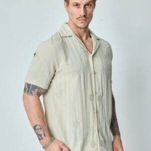 Shirt met korte mouwen en bloemenpatronen