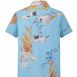 Shirt met korte mouwen en bloemenpatronen