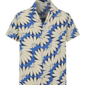 Shirt met korte mouwen en bloemenpatronen