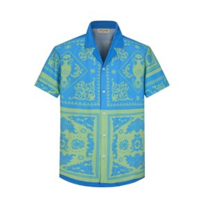 Gestructureerd overhemd met barokke patronen