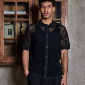 Kort mouwen shirt met gaten