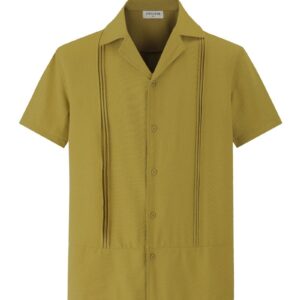 Effen overhemd met korte mouwen