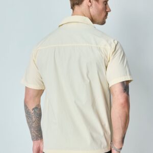 Effen overhemd met korte mouwen