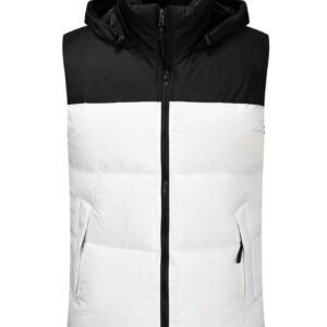 Mouwloos gewatteerd donsjack