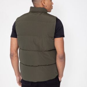 Mouwloos gewatteerd donsjack