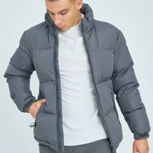 Short puffer down jacket
