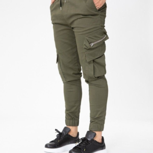 Jogger cargobroek met rits