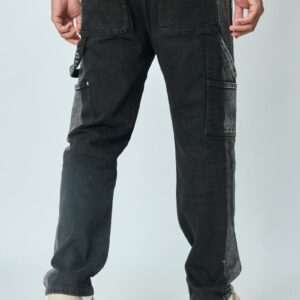 Losse tweekleurige jeans