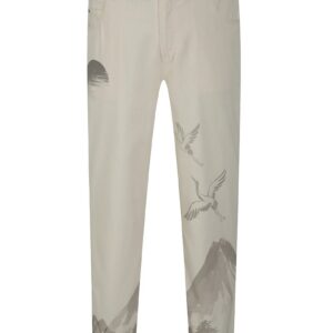 Pants with printed details