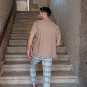 Gestreepte chinobroek