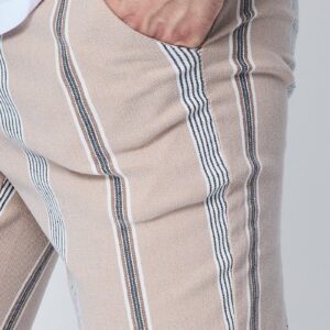 Gestreepte chinobroek