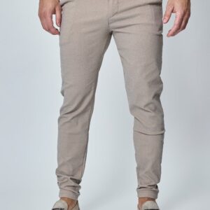 Klassieke heide chino-broek