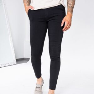 Trendy effen chinobroek